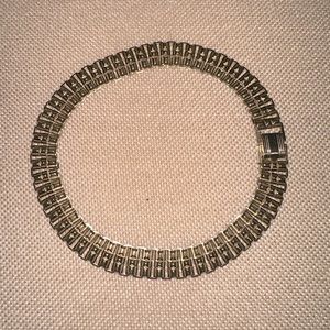 Vintage PEGASUS CORO Choker Style Link Necklace Goldtone Metal
